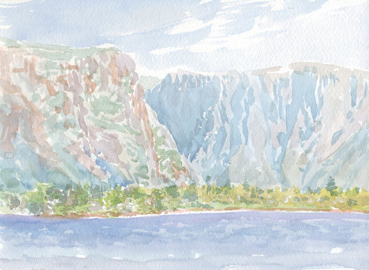 Western Gros Morne ~ Print on Canvas 12x16