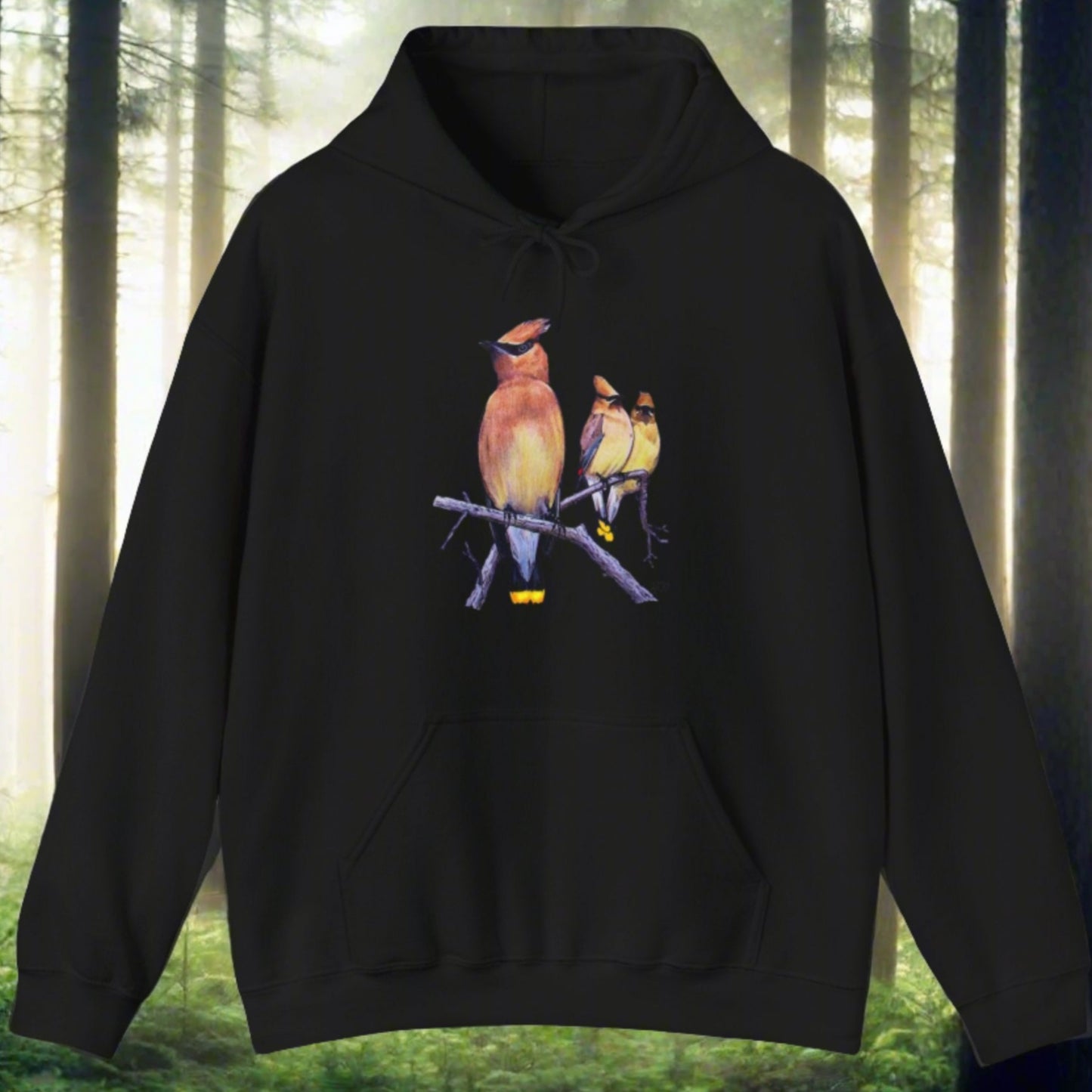 Waxwings ~ Unisex Heavy Blend™ Hooded Sweatshirt