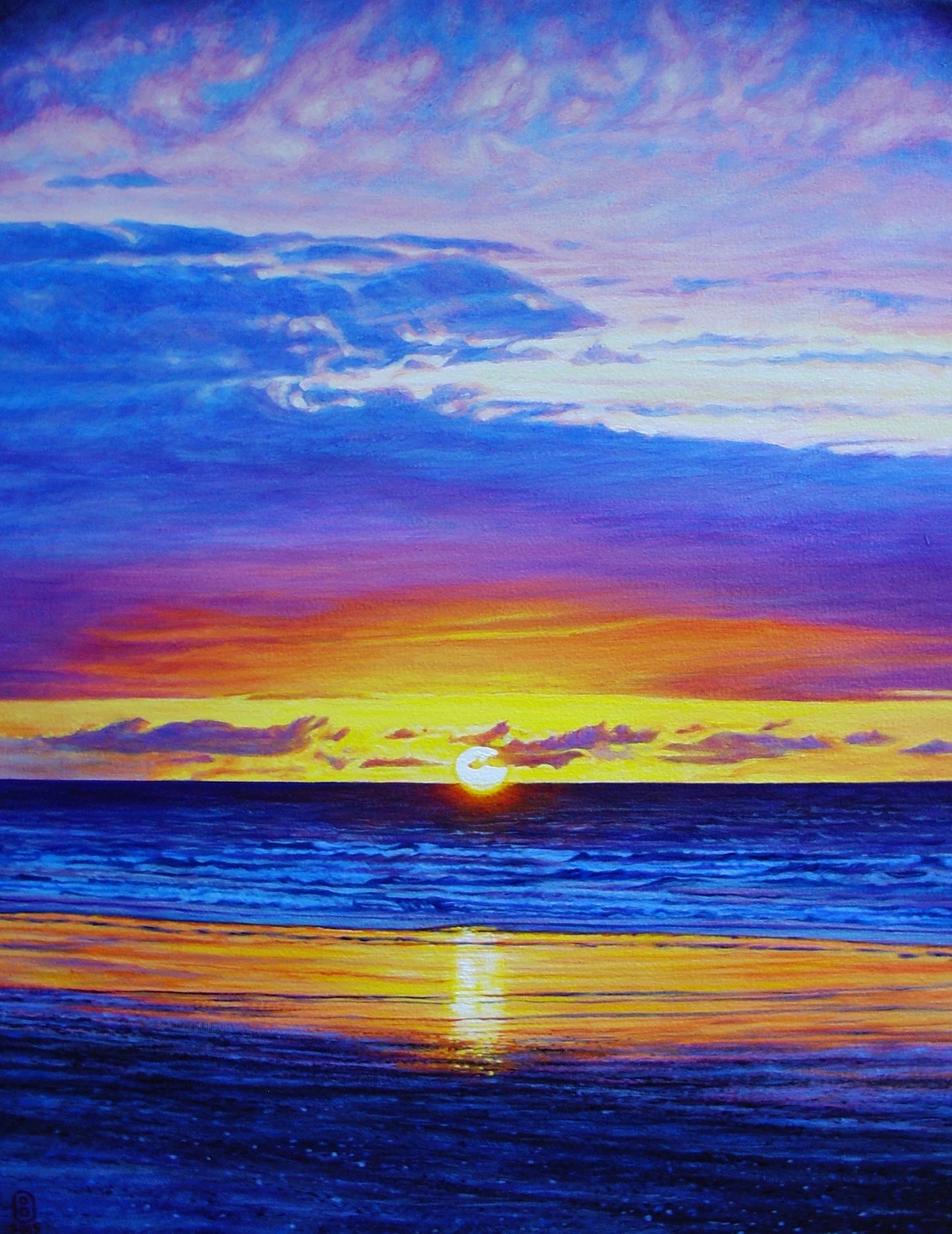 Summer Sunset ~ 11x17 Print on Canvas