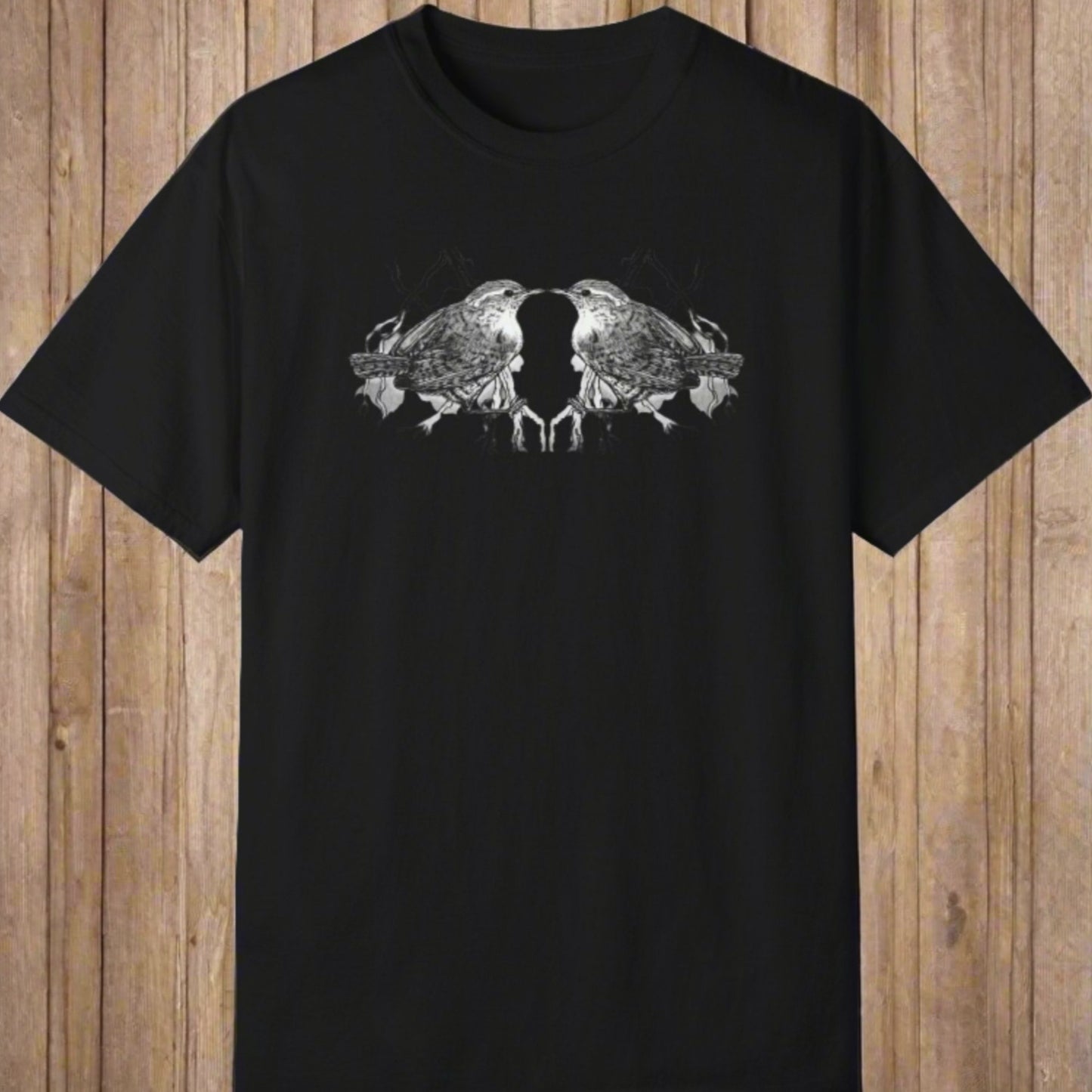 Kissing Wrens ~ Unisex Garment-Dyed T-shirt