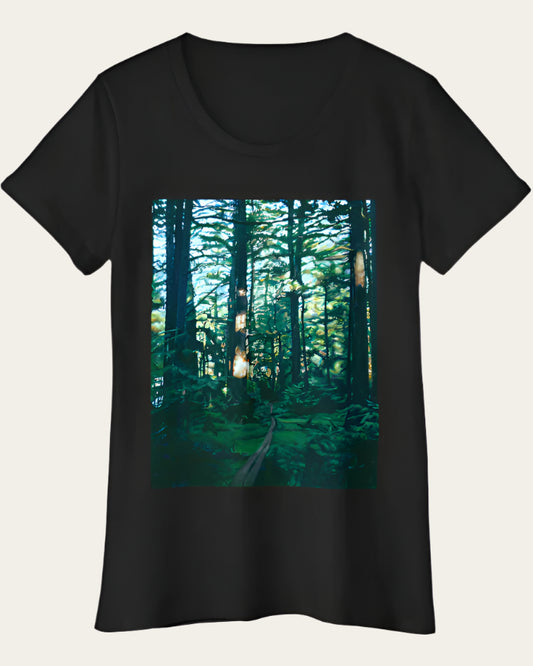 Forest Ravens - Organic Women's Cotton Tee