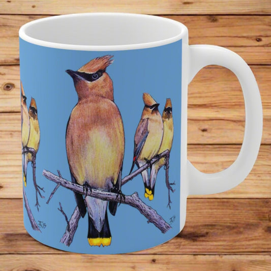 Waxwings ~ Mug 11oz