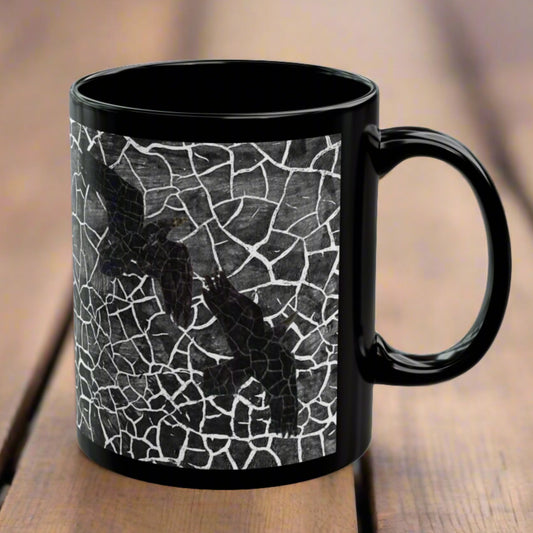 Cracking Ravens ~ Black Mug (11oz)