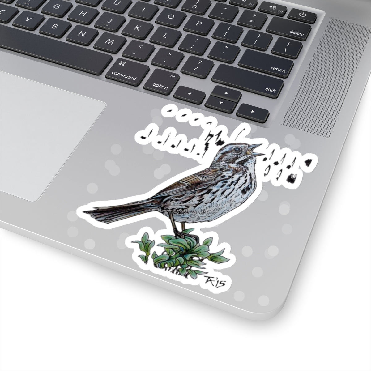 Song Sparrow ~ Kiss-Cut Sticker