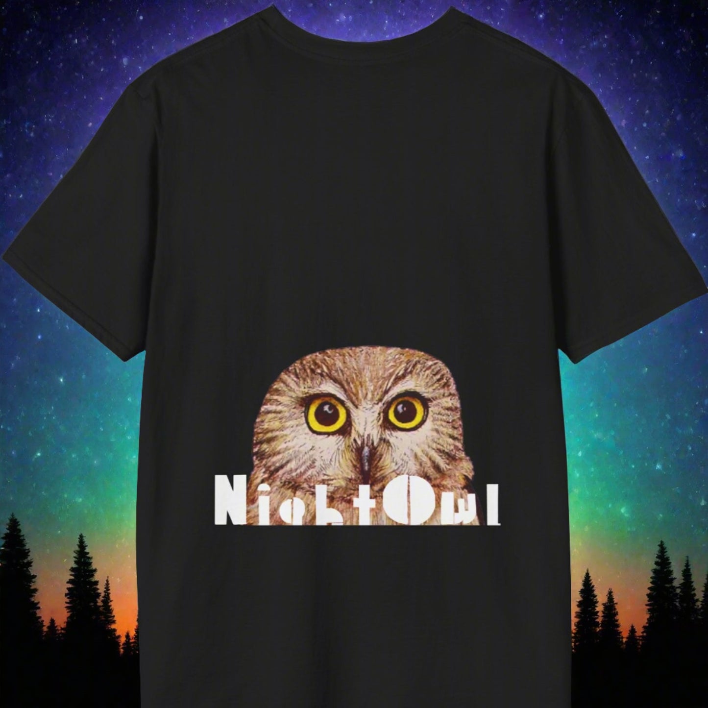 Night Owl ~ Unisex Softstyle T-Shirt