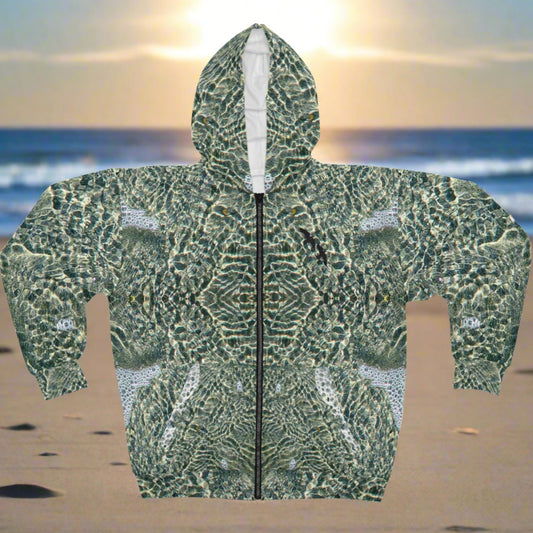 Refraction ~ Unisex Zip Hoodie (AOP)