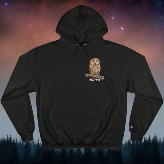 Night Owl ~ Black Champion Hoodie