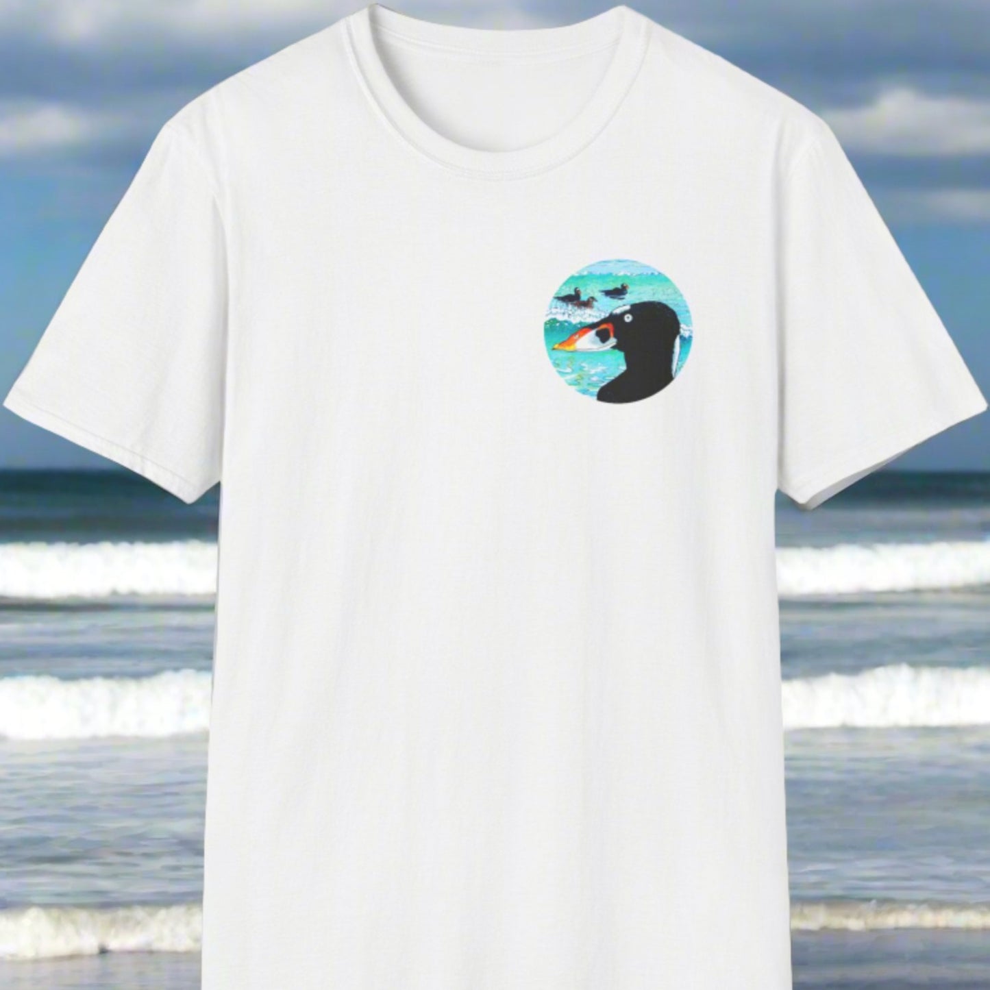 Surf Scoter ~ Unisex Softstyle T-Shirt