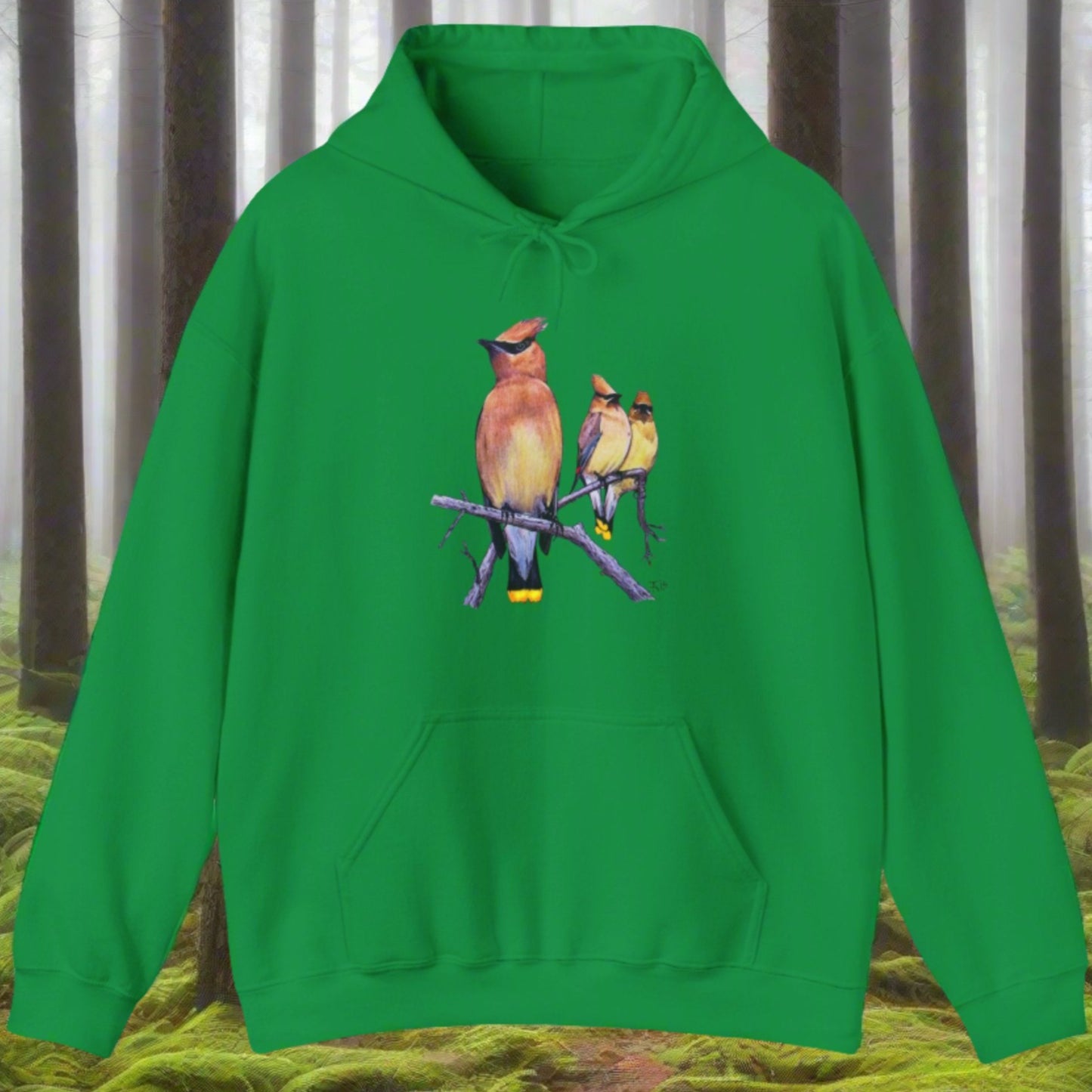 Waxwings ~ Unisex Heavy Blend™ Hooded Sweatshirt