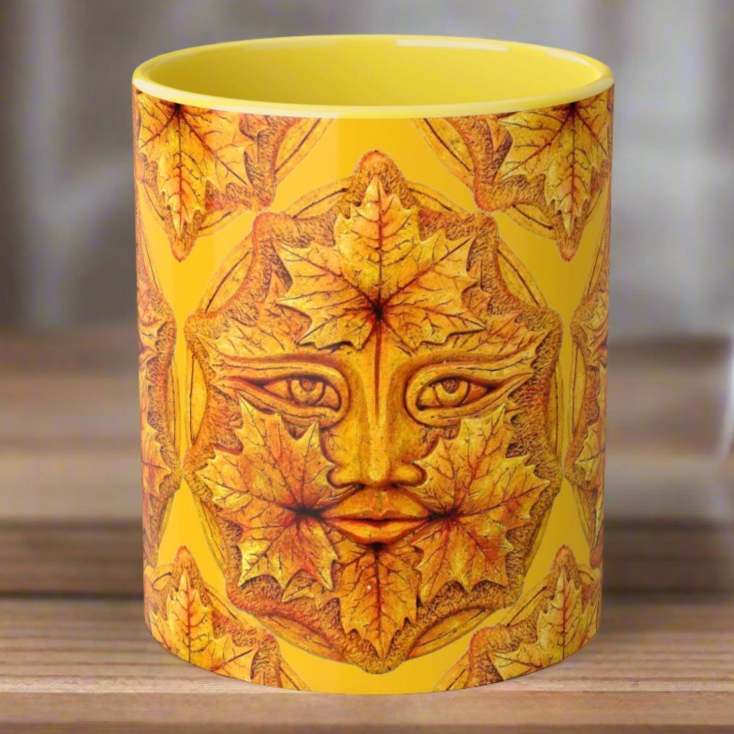 Maple Green Man ~ Accent Mugs, 11oz