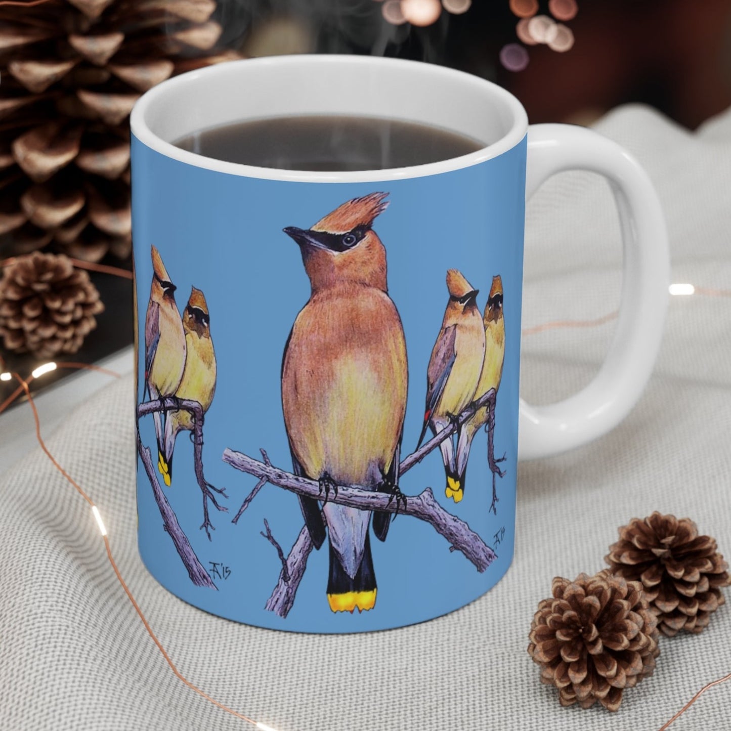 Waxwings ~ Mug 11oz