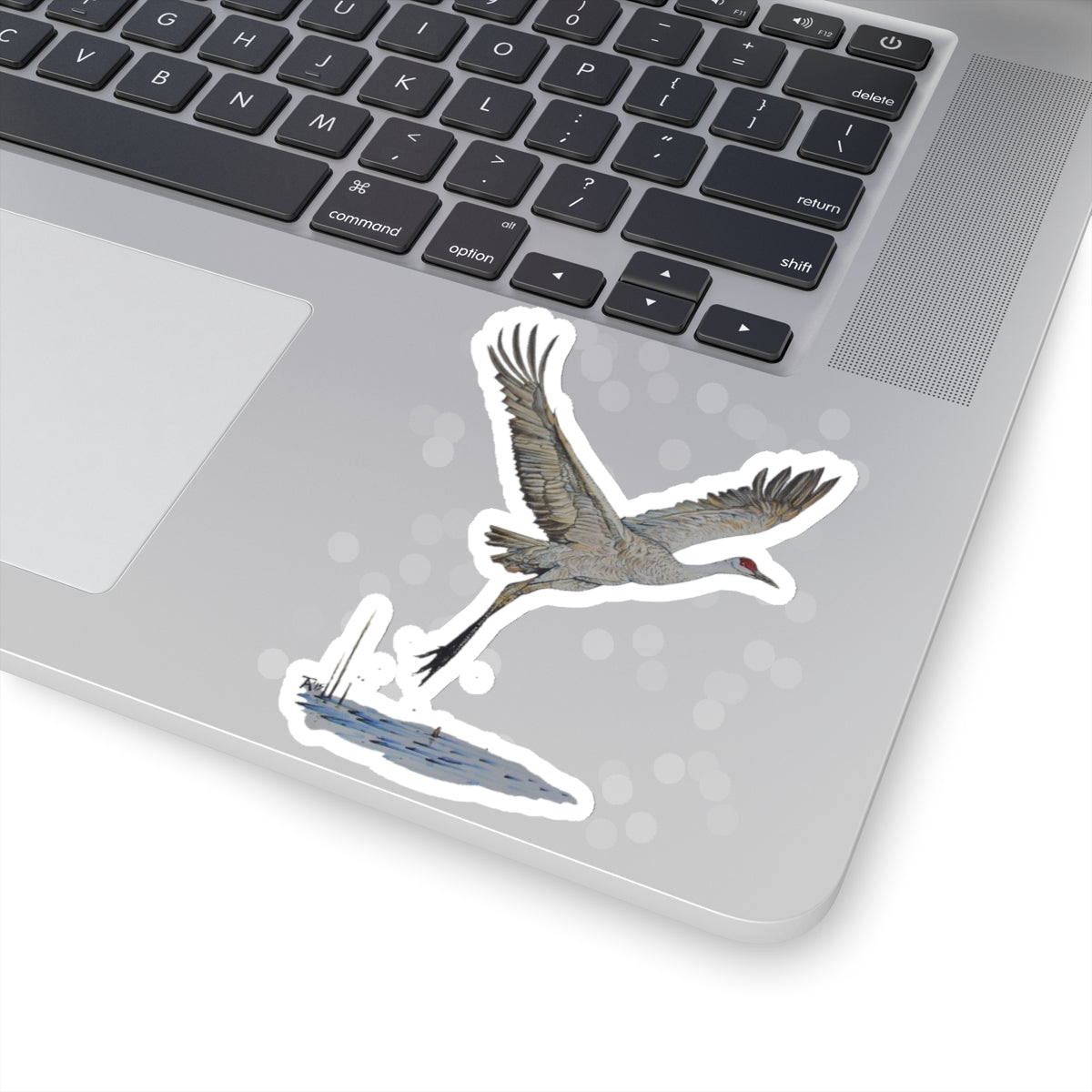 Sandhill Crane ~ Kiss-Cut Sticker