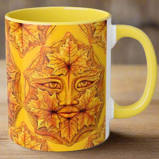 Maple Green Man ~ Accent Mugs, 11oz