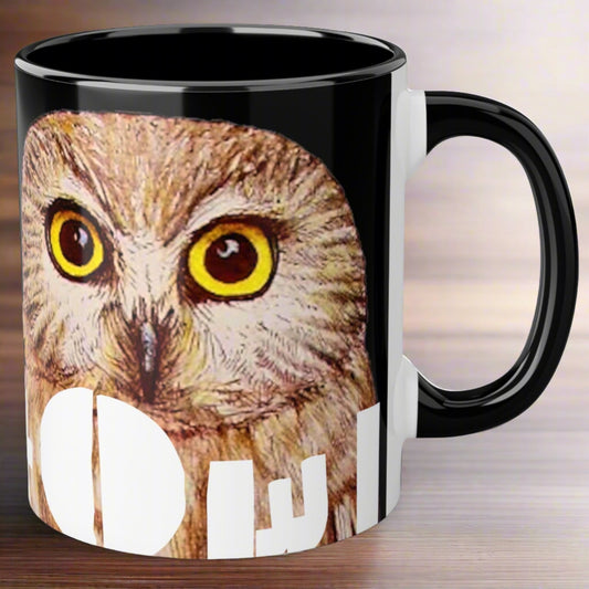 Night Owl ~ Accent Mugs, 11oz