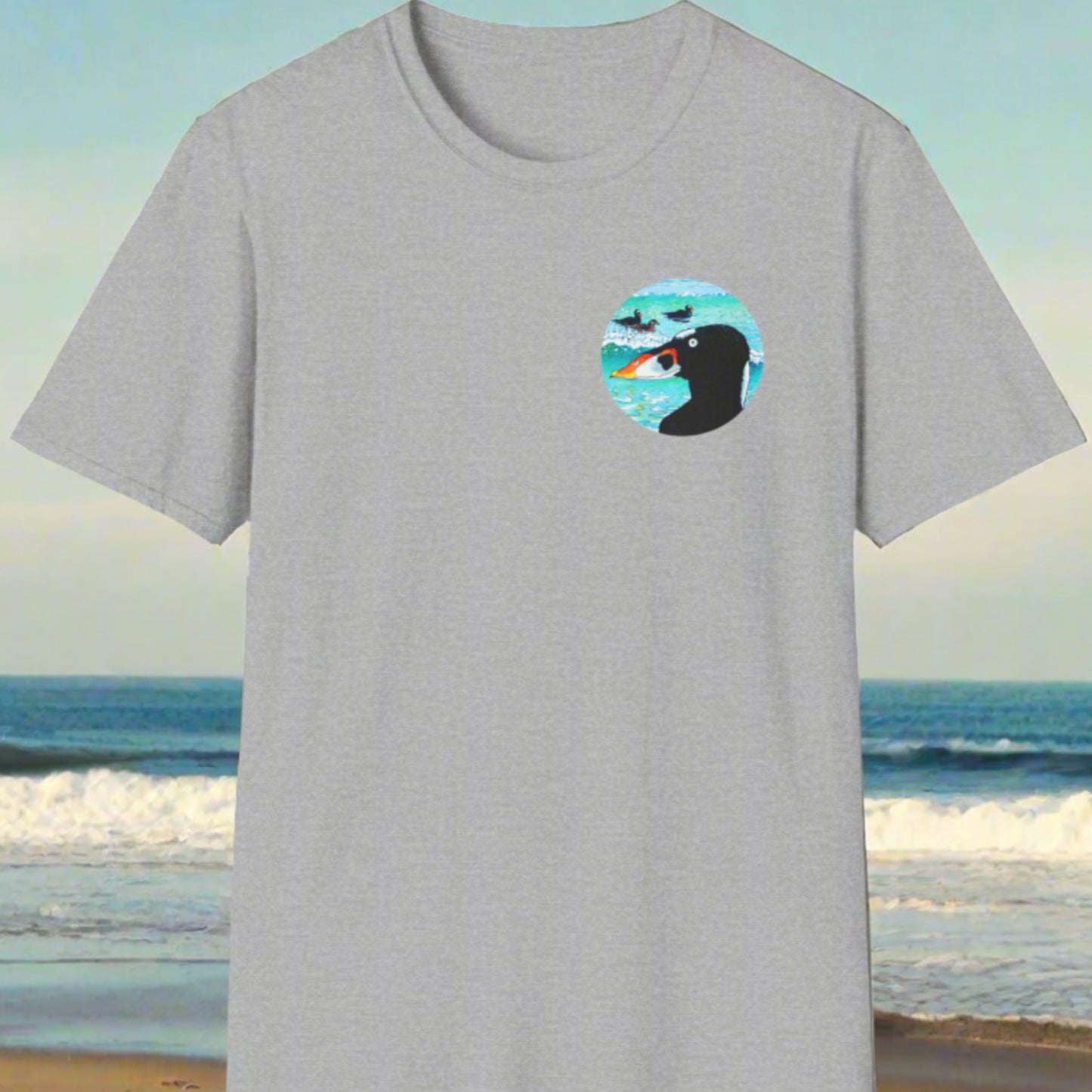 Surf Scoter ~ Unisex Softstyle T-Shirt