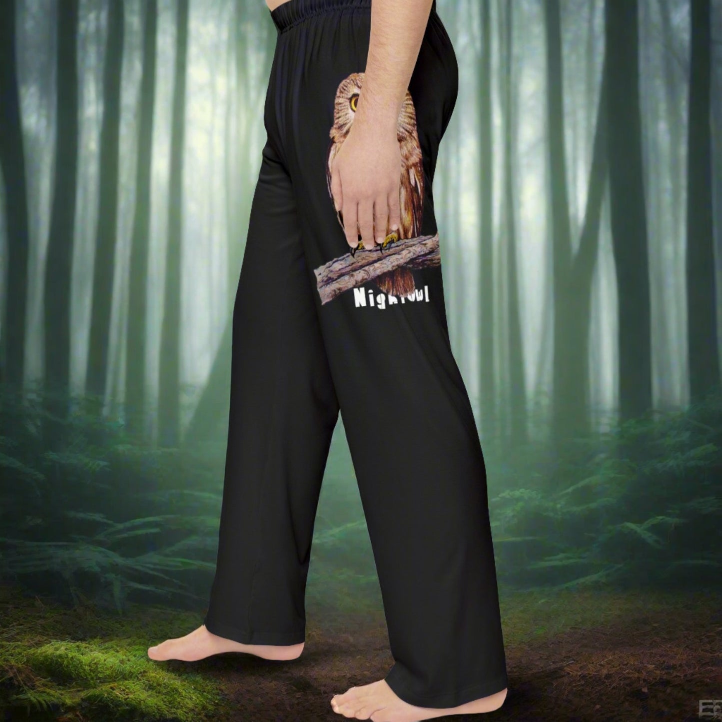 Night Owl ~ Men's Pajama Pants (AOP)