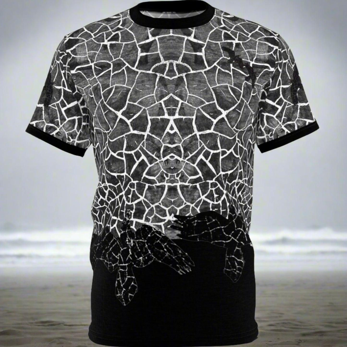 Crackling Ravens ~ Unisex Cut & Sew T-Shirt (AOP)