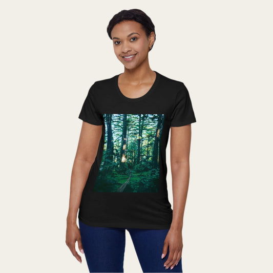 Forest Ravens - Organic Women's Cotton Tee
